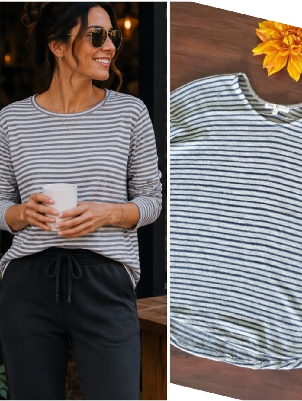 SAY WHAT?STRIPED SWEATER